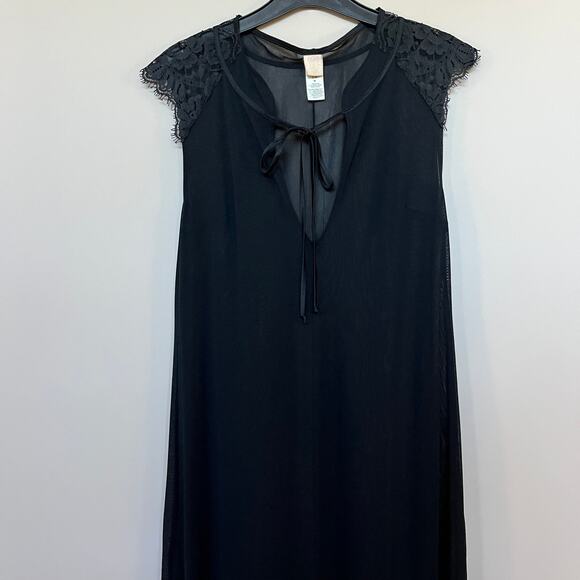 We Are HAH Hot As Hell Geisha Gone Wild Black Maxi Slip Dress Size M - Picture 2 of 13
